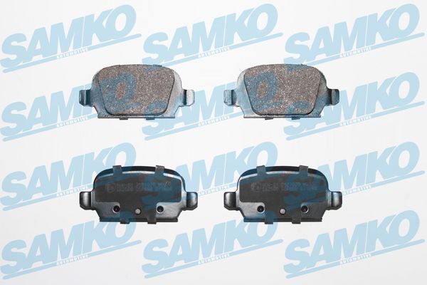 Комплект гальмівних накладок, дискове гальмо SAMKO 5SP998