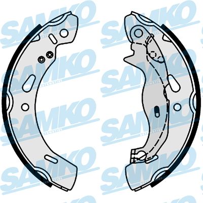 Brake Shoe Set SAMKO 81004