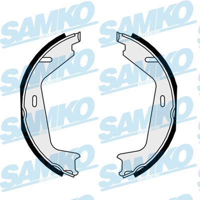 Комплект гальмівних колодок, стоянкове гальмо SAMKO 81036