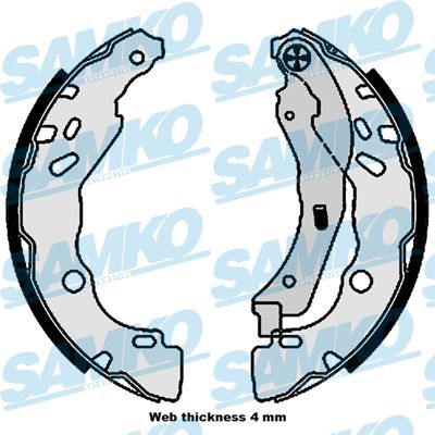 Brake Shoe Set SAMKO 81109