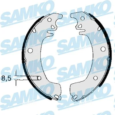 Stabdžių trinkelių komplektas SAMKO 83130