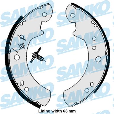 Brake Shoe Set SAMKO 85060