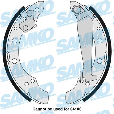 Brake Shoe Set SAMKO 85730