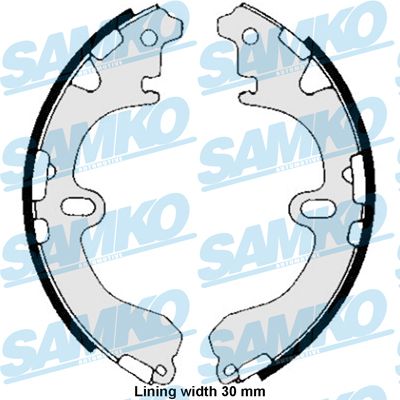 Brake Shoe Set SAMKO 85810