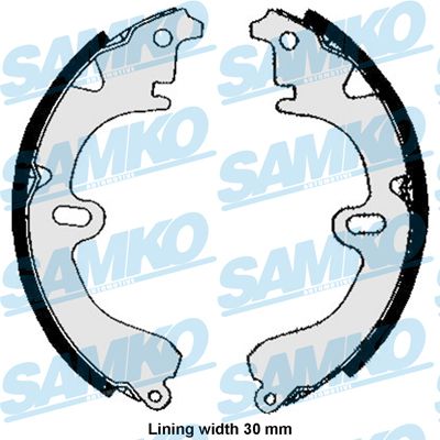 Brake Shoe Set SAMKO 85860