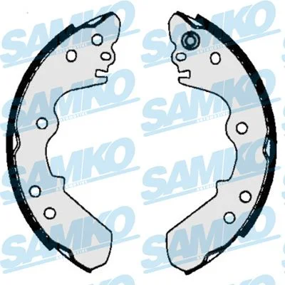 Stabdžių trinkelių komplektas SAMKO 86340
