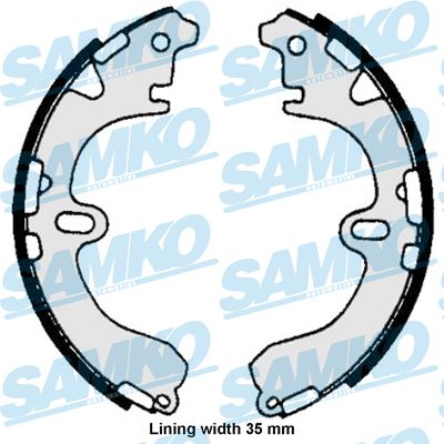 Brake Shoe Set SAMKO 86720