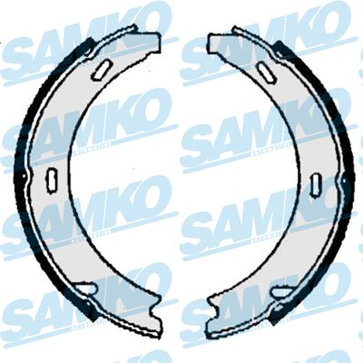 Brake Shoe Set, parking brake SAMKO 86870