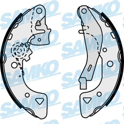 Brake Shoe Set SAMKO 87540