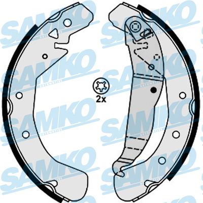 Brake Shoe Set SAMKO 88210