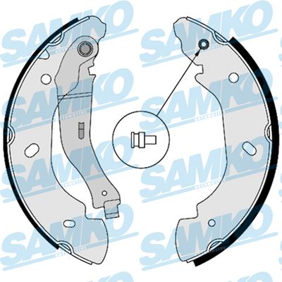 Комплект гальмівних колодок SAMKO 88580