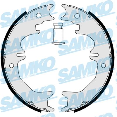 Комплект гальмівних колодок, стоянкове гальмо SAMKO 88850