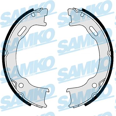 Brake Shoe Set, parking brake SAMKO 89560