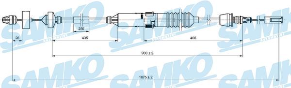 Тросовий привод, привод зчеплення SAMKO C0198C