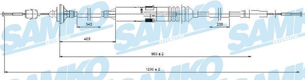 Тросовий привод, привод зчеплення SAMKO C0276C