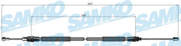 Trosas, stovėjimo stabdys SAMKO C0748B