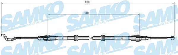 Trosas, stovėjimo stabdys SAMKO C0969B