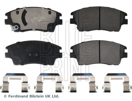 Комплект гальмівних накладок, дискове гальмо BLUE PRINT ADBP420078