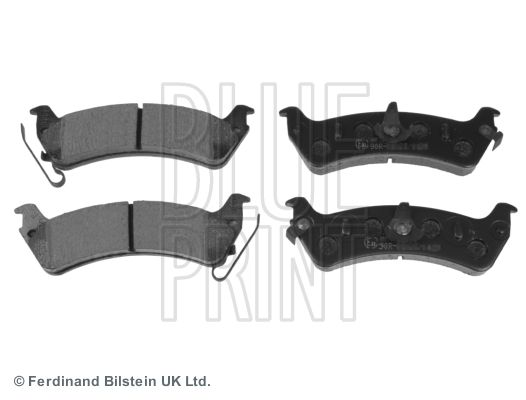 Stabdžių trinkelių rinkinys, diskinis stabdys BLUE PRINT ADA104215