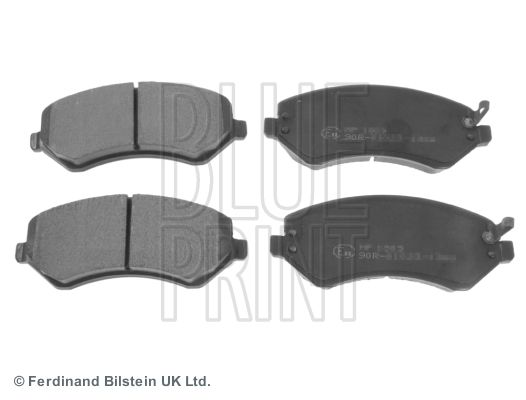 Комплект гальмівних накладок, дискове гальмо BLUE PRINT ADA104223