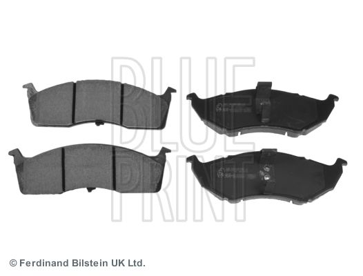 Комплект гальмівних накладок, дискове гальмо BLUE PRINT ADA104227