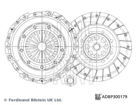 Sankabos komplektas BLUE PRINT ADBP300179