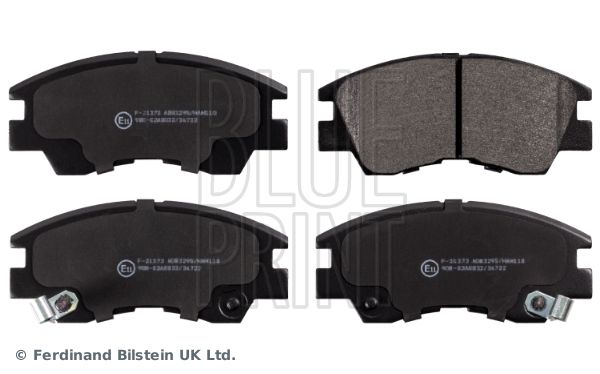 Stabdžių trinkelių rinkinys, diskinis stabdys BLUE PRINT ADC44240