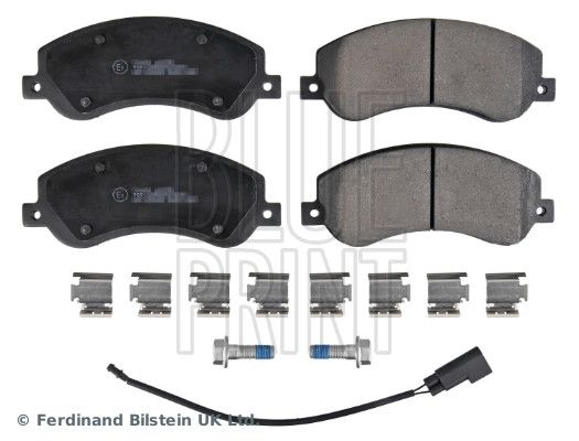 Комплект гальмівних накладок, дискове гальмо BLUE PRINT ADF124220