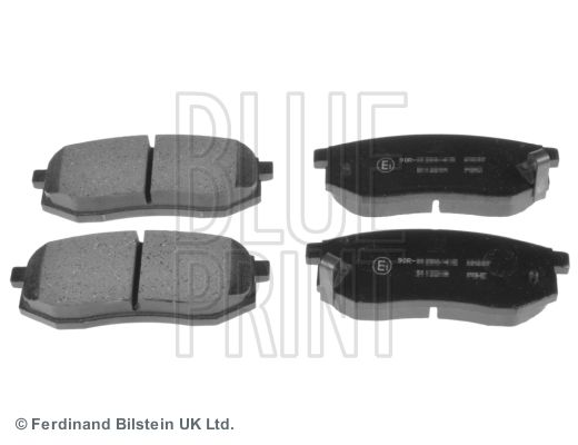 Комплект гальмівних накладок, дискове гальмо BLUE PRINT ADG042104