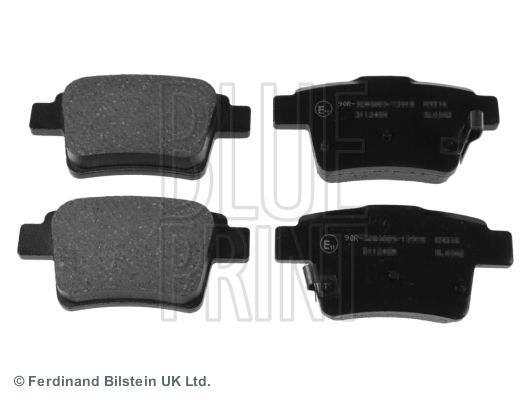 Комплект гальмівних накладок, дискове гальмо BLUE PRINT ADG042120