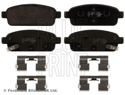 Brake Pad Set, disc brake BLUE PRINT ADG042123