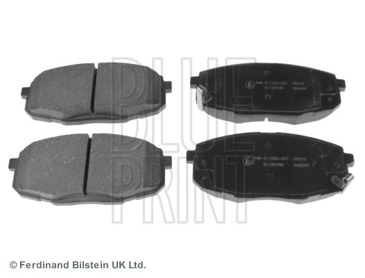 Комплект гальмівних накладок, дискове гальмо BLUE PRINT ADG042130