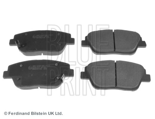 Комплект гальмівних накладок, дискове гальмо BLUE PRINT ADG042133