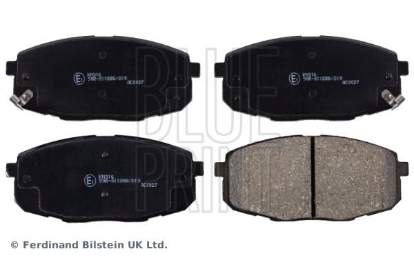 Brake Pad Set, disc brake BLUE PRINT ADG04261