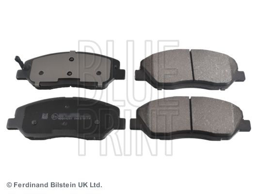 Комплект гальмівних накладок, дискове гальмо BLUE PRINT ADG04291