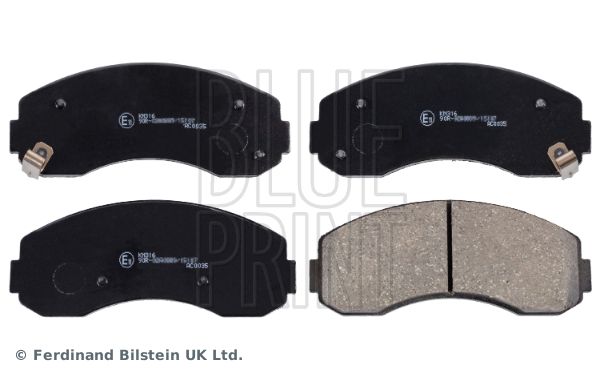 Brake Pad Set, disc brake BLUE PRINT ADG04293