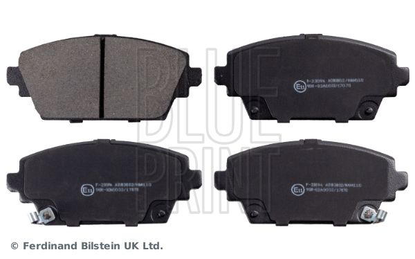 Brake Pad Set, disc brake BLUE PRINT ADH24256