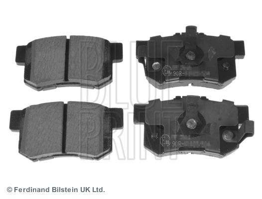 Комплект гальмівних накладок, дискове гальмо BLUE PRINT ADH24280