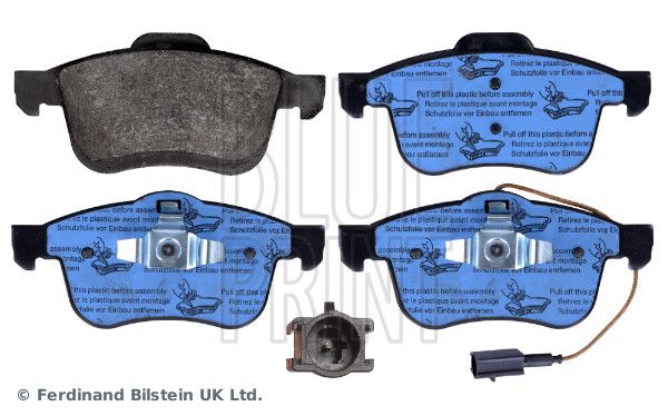 Комплект гальмівних накладок, дискове гальмо BLUE PRINT ADL144215