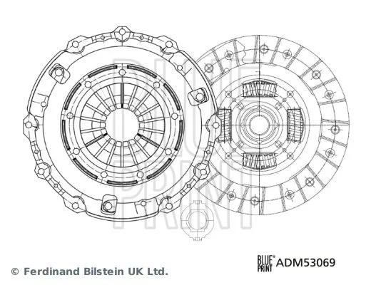 Sankabos komplektas BLUE PRINT ADM53069