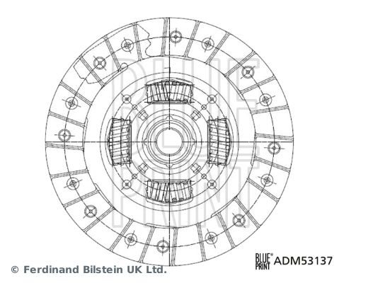 Sankabos diskas BLUE PRINT ADM53137