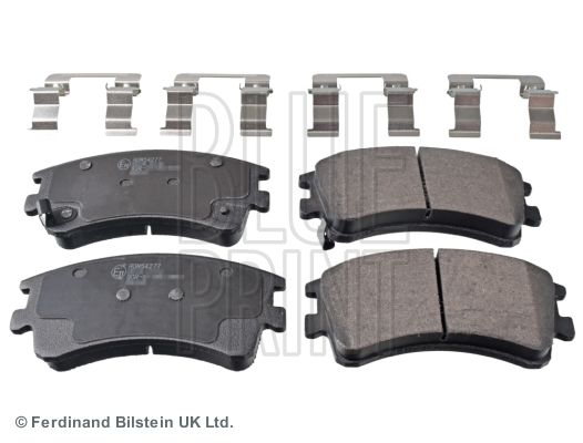 Комплект гальмівних накладок, дискове гальмо BLUE PRINT ADM54277