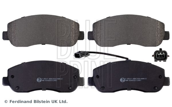 Brake Pad Set, disc brake BLUE PRINT ADN142156