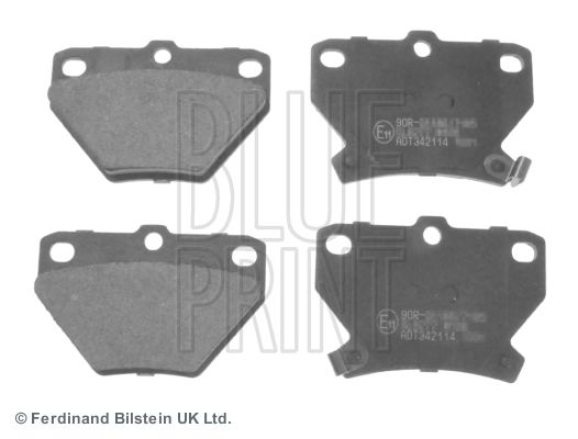 Комплект гальмівних накладок, дискове гальмо BLUE PRINT ADT342114