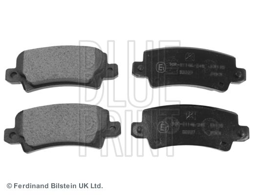 Комплект гальмівних накладок, дискове гальмо BLUE PRINT ADT342131