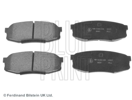 Комплект гальмівних накладок, дискове гальмо BLUE PRINT ADT342176