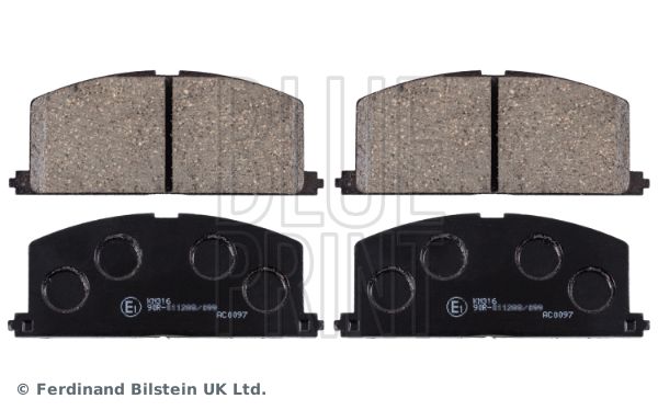 Brake Pad Set, disc brake BLUE PRINT ADT34279