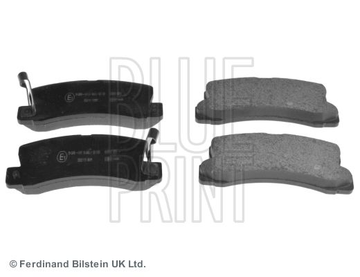 Комплект гальмівних накладок, дискове гальмо BLUE PRINT ADT34284