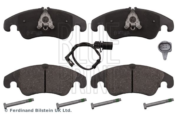 Комплект гальмівних накладок, дискове гальмо BLUE PRINT ADV184212