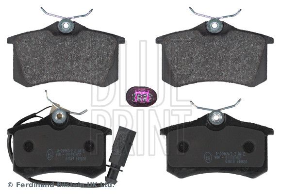 Brake Pad Set, disc brake BLUE PRINT ADV184240